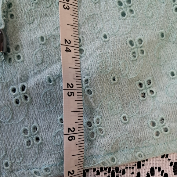 New Directions Light Green Blouse - Picture 7 of 16